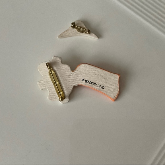 2-Piece Hat and Dress Artisan Pin Brooch 👒 - Picture 3 of 4